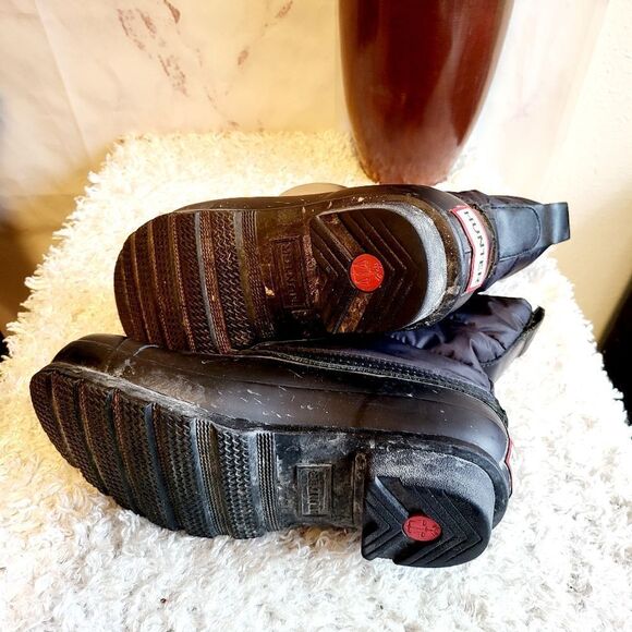 Hunter black quilted shaft winter boots - Picture 8 of 8